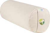 Yoga bolster Mini rond Natur - Ecoyogi - 40 x Ø 15 cm