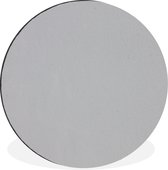 WallCircle - Wandcirkel - Muurcirkel - Metaal print - Grijs - Aluminium - Dibond - ⌀ 60 cm - Binnen en Buiten