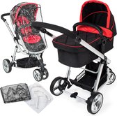 Belecoo® Multifunctionele Kinderwagen Met Regenhoes - Reiswieg - Wagen - Reizen Met Baby - Verstelbaar Handvat - Klamboe - Zonnescherm