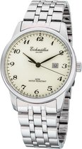 Eichmüller Herenhorloge met Datum en Stalen Schakel Horlogeband - RVS 42mm