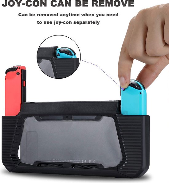 Voor Nintendo Switch Joy con accessoires pakket - Nintendo Consule Case - Hoes-rood, blauw - Merkloos