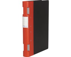 Chemise KEBA ergo A4+ rouge noir 40mm 4 anneaux