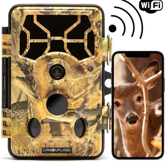 Bresser Wild-/Überwacungskamera 24 MP (9633106) | Dank WiFi Bilder direkt aufs Smartphone Bresser Wild-/Überwacungskamera 24 MP (9633106) | Dank WiFi Bilder direkt aufs Smartphone
