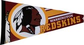 USArticlesEU - Washington Redskins - Logo - NFL - Vaantje - American Football - Sportvaantje - Pennant - Wimpel - Vlag - Rood/Geel/Wit - 31 x 72 cm