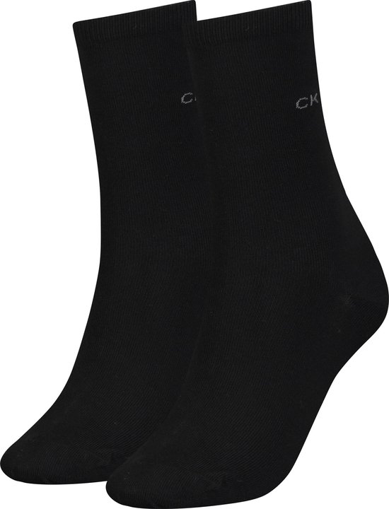 Calvin Klein Footie High Cut Athleisure (3-pack) - dames onzichtbare sokken - zwart - Maat: One size