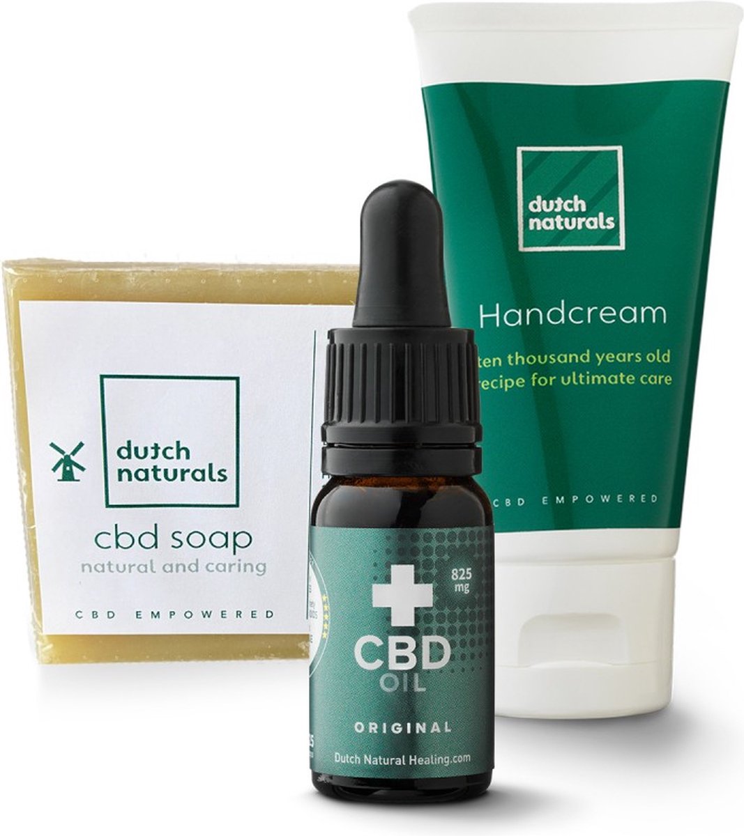 Goedkoopste Dutch Natural Healing - CBD proefpakket (3 items