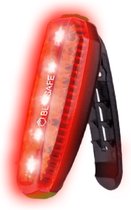 clip lumineux led USB - ROUGE - bracelet led usb - sécurité - éclairage multi usage - éclairage chien - éclairage vélo - lumière sur vos lacets - sac lumière - bee seen