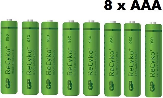 GP AAA Batterij - 2 Blisters (8 batterijen) | bol.com