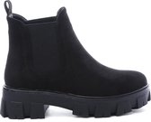 SmileFavorites® Chelsea boots - Suedine - Zwart - Maat 41