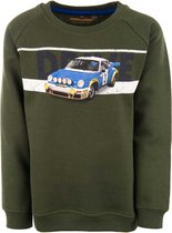 Stones and Bones sweater jongens - groen - Drive - maat 128