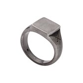 Fossil heren edelstaal Ring  heren 66 Zilver 32019228