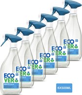 Ecover Ecologische Badkamer Reiniger Spray - Verwijdert zeep- en kalkaanslag - 6 x 500 ml - Voordeelverpakking