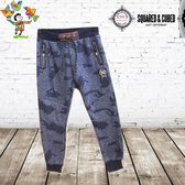 Joggingbroek jongens k015 blauw 98/104 -s&C-98/104-Joggingbroeken