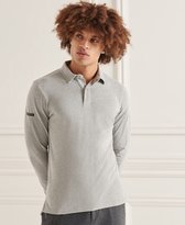 Superdry Heren Studios poloshirt van biologisch katoen met lange mouwen
