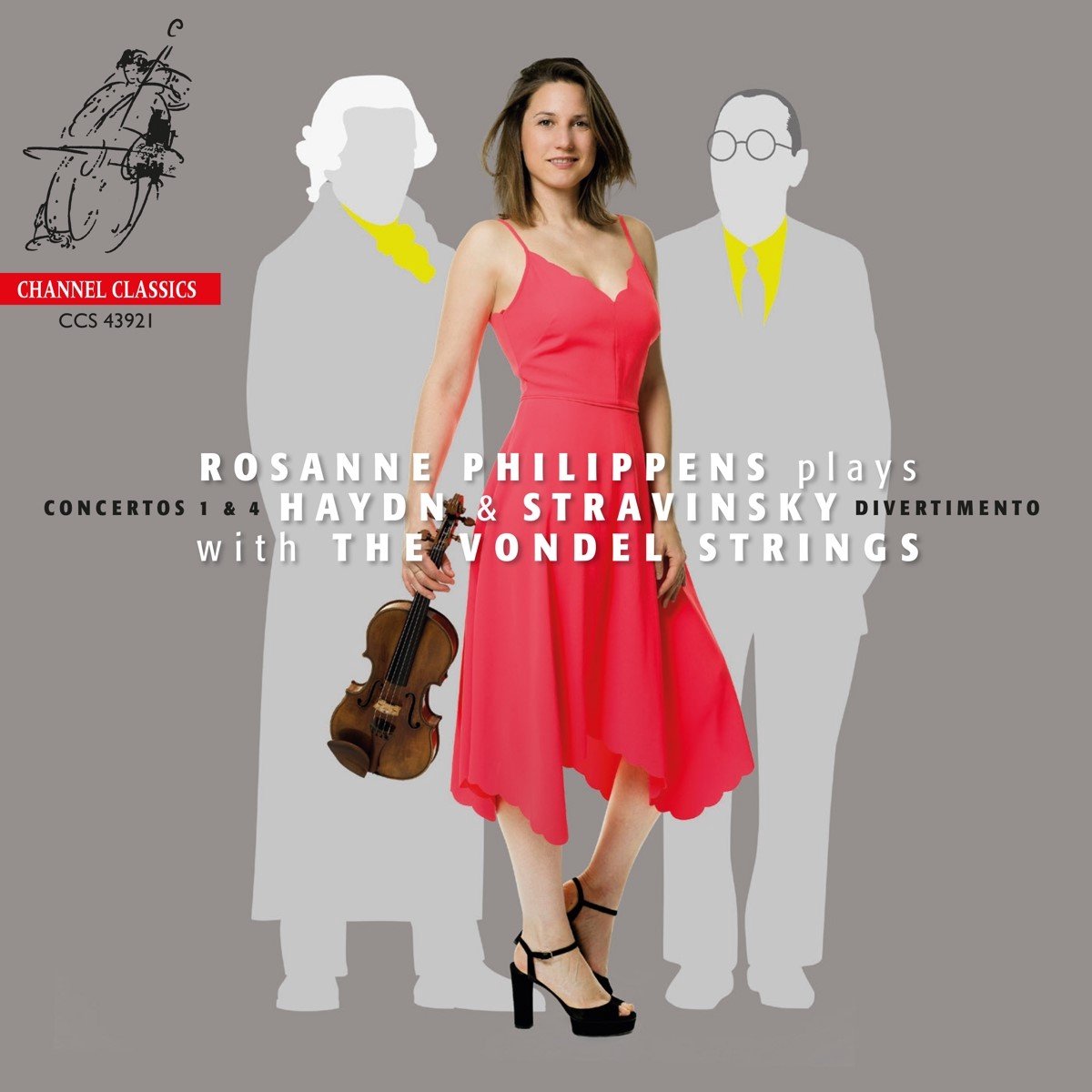 Rosanne Philippens, The Vondel Strings - Haydn & Stravinsky: Concertos 1 & 4 / Divertimento (CD)