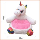 Grote Knuffel / Baby sofa's of kindersofa's / Zo fijn bij een knuffel (Unicorn) op schoot zitten
