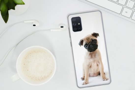Coque Samsung Galaxy A71 - Chien - Animaux domestiques - Portrait - Siliconen - Sinterklaas - Noël - Cadeaux - Cadeaux chaussures