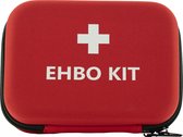 EHBO kit - voor onderweg – op werk -  licht - verbanddoos - reisformaat – 53 delig – stevig - compact - waterafstotend – in de auto – op de fiets – outdoor - op reis - 16x12x6cm -