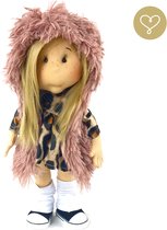 Lullu Dolls - Ivy - Luxe Handgemaakte pop - Soft touch - Duurzaam - Unieke poppen - Stoffen pop - Kerst kado Tip