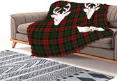 Zethome - Bankhoes - Sofa Cover - 90x180 cm - Chenille Stof - Bank hoes - Bank beschermer - Digital Printed - Christmas