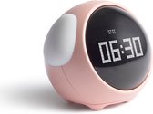 Ikello Radiowekker - Led wekker wake up - Dimbaar - Radio - Digitale klok regenboog kleuren - USB oplader