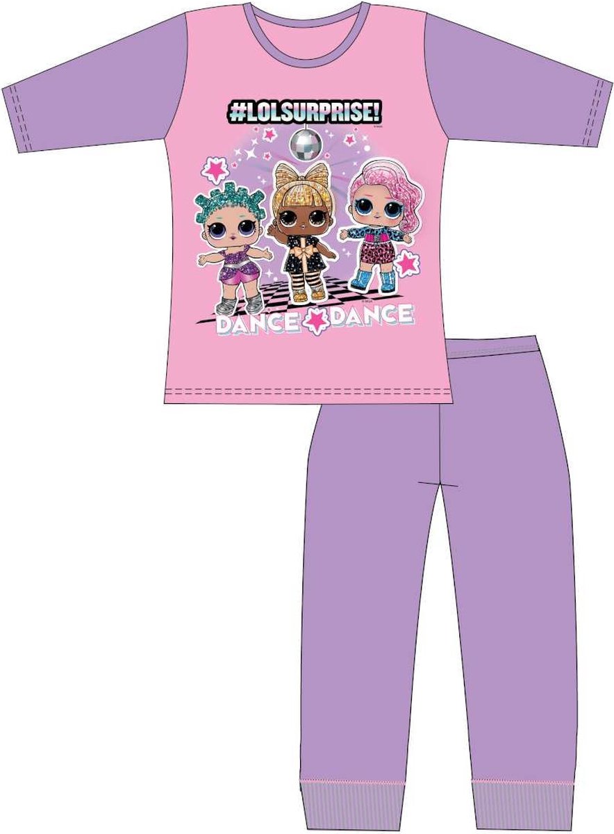 LOL Surprise pyjama - roze / paars - maat 110 - L.O.L. Surprise! pyjamaset
