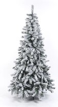 CP INTERNATIONAL Slanke gevlokte kerstboom - 498 takken - H. 180 cm