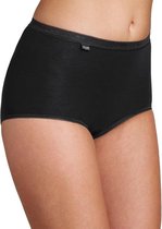 Sloggi maxi basic slip 3pack dames katoen zwart, maat 46