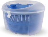 Orange85 Slacentrifuge - Slazwierder - Vergiet - Rucola - Blauw - Transparant - 4,5 liter - Plastic