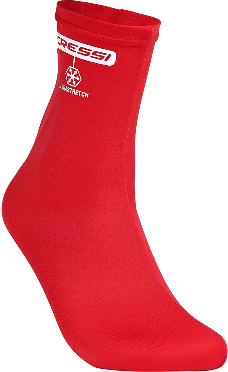 Lycra duiksokken / Water Socks Rood / red maat L/XL