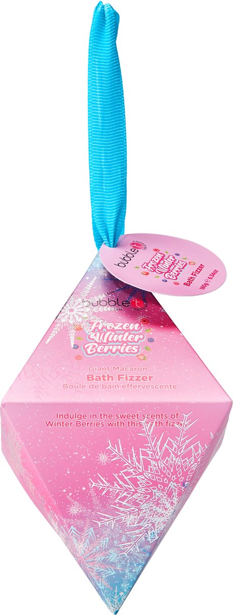 Goedkoopste Bubble T Frozen Winter Berries Giant Macaron Bath Bomb (180g