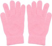 Dames handschoenen van extra zacht wol - roze