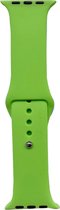 Hidzo Horlogebandje - Geschikt voor Apple Watch Series 1/2/3/4 - 38MM / 40MM - Siliconen - Groen
