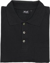 Westfalia Poloshirt met knoopsluiting en borstzak zwart maat XL