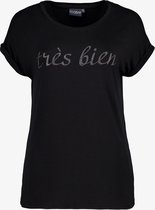 TwoDay zwart dames shirt - Zwart - Maat XXL