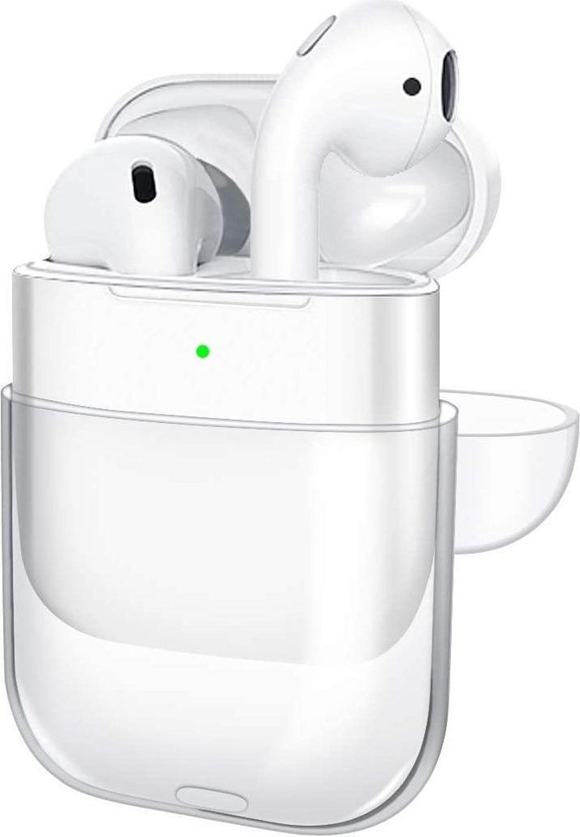 Supertarget Apple AirPods Hoesje Hard Plastic Case Volledig Transparant EXTRA DIK