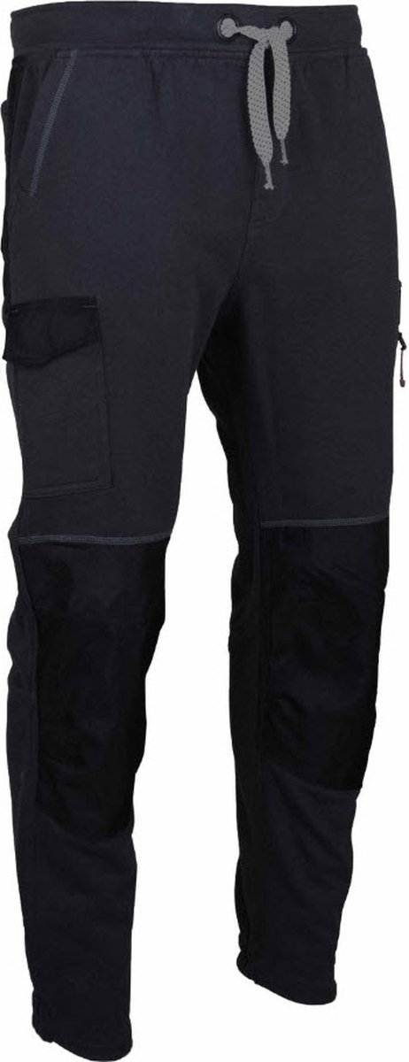 LMA Fleecebroek Techno - moltonbroek (1601) - Grijs | Zwart - XL