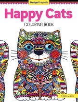 Happy Cats Coloring Book