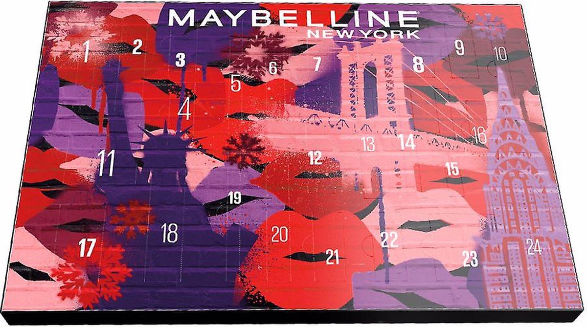 Calendrier de l'Avent 2019 - Maybelline New York
