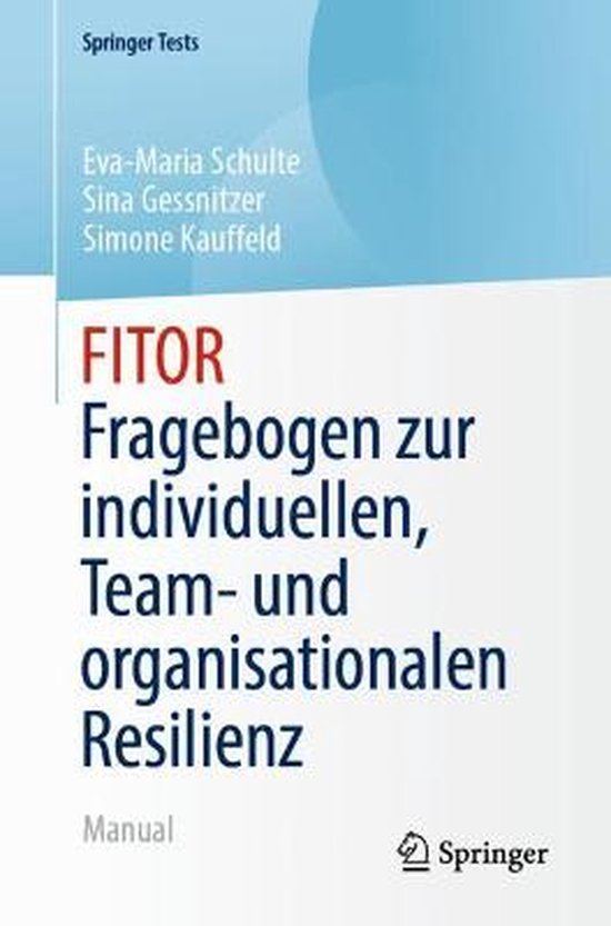 Foto: Springertests fitor fragebogen zur individuellen team und organisationalen resilienz