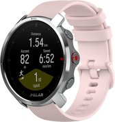 Siliconen Smartwatch bandje - Geschikt voor  Polar Grit X siliconen bandje - roze - Strap-it Horlogeband / Polsband / Armband