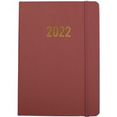 Jaaragenda 2022 | zakagenda | Agenda roze 17,5 x 12 cm