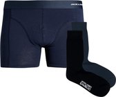 Jack & Jones - Heren Giftbox Boxer & Socks - Blauw - XL
