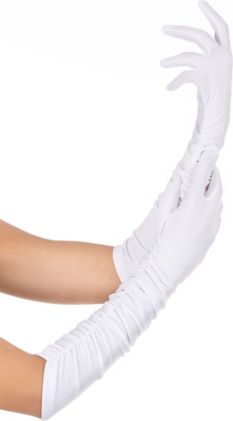 Witte lange handschoenen | fantasy | Breaklight.be | bol.com