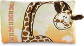 Nici Kussen Giraffe Junior 43 X 25 Cm Polyester Bruin/groen