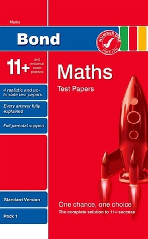 Bond 11+ Test Papers Maths Standard Pack 1 | 9780748784899 | Andrew ...