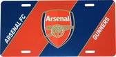 Arsenal plaat - sign - 30 x 15 cm