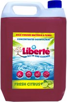 Geurverwijderaar - Liberté All in One Cleaner - Desinfectie - Dieren - Huis - Auto - Kantoor - Schoonmaakmiddel - 5L - Fresh Citrus