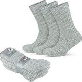 Thermosokken | Noorse wollen sokken | Wintersokken | Warme sokken | comfortabele sokken | voor dames en heren | Cadeau | 3 paar