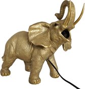 Tafellamp | Olifant | goud | 36x17x30CM